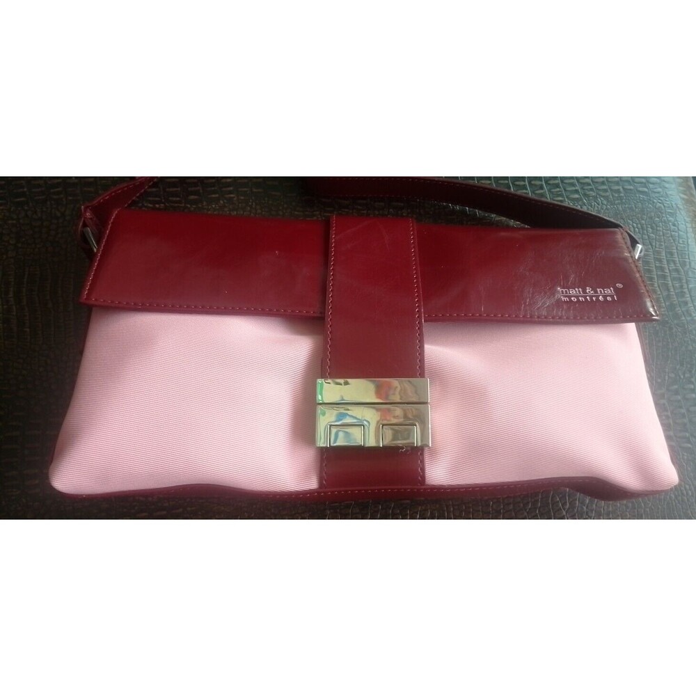 Matt & Nat Vegan Leather Pink & Burgundy Vegan Leather Montreal Rare